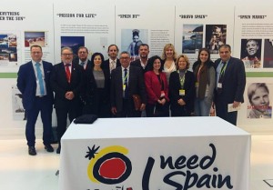 Parte de la delegación menorquina en Fitur.