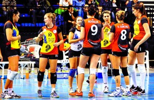 Jugadoras del Miranda, durante un partido (Foto: diariodeburgos.es)