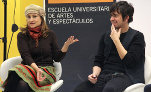 La productora Ana Amigo (izquierda) y el director Eduardo Chapero-Jackson.