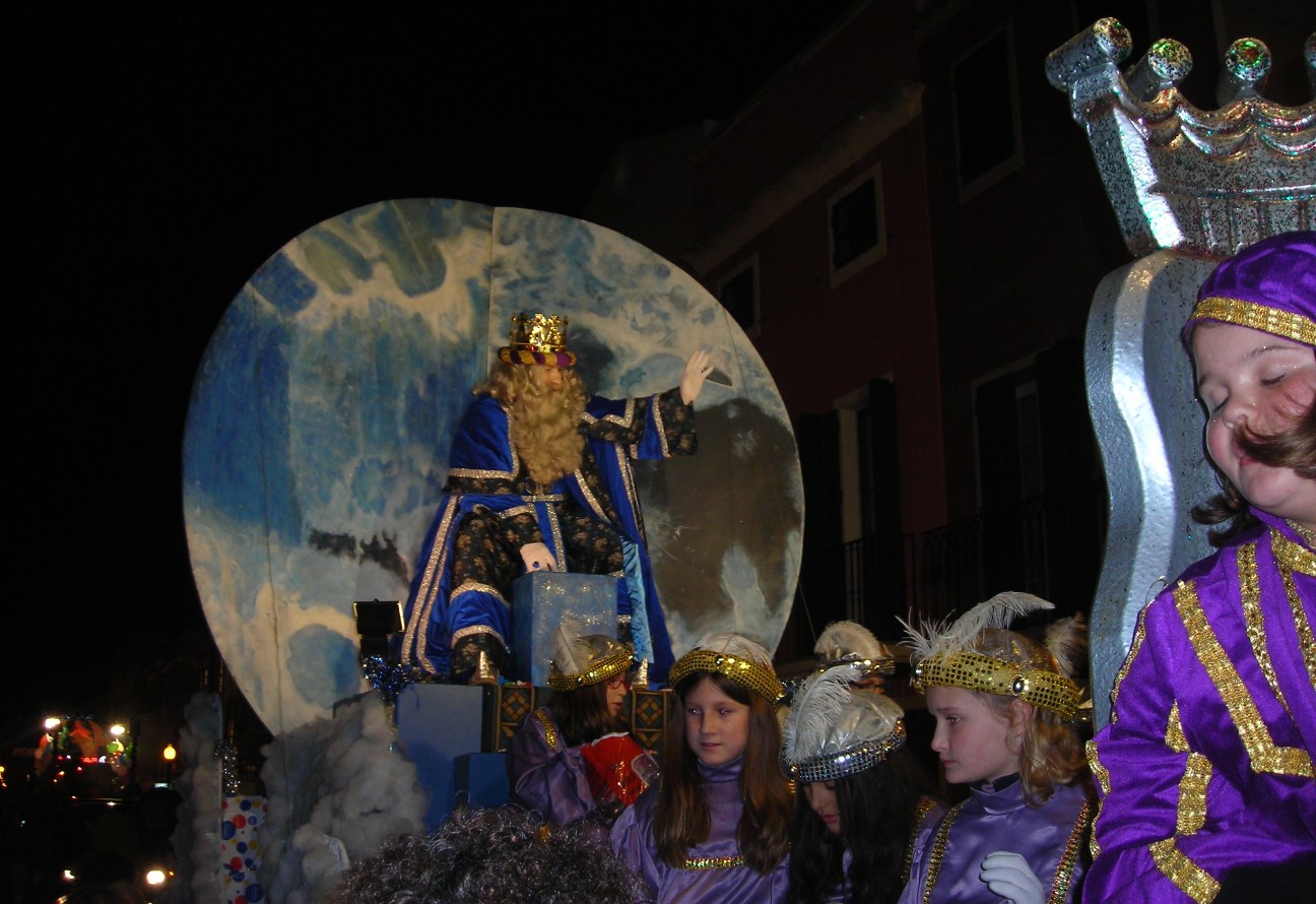 Imagen de archivo de una cabalgata de los Reyes Magos en Ciutadella.