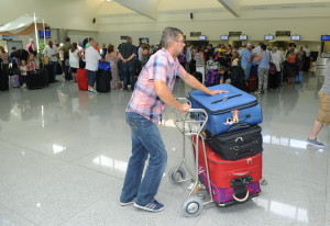 colas en el aeropuerto