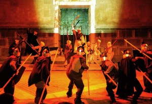'Conquesta de Menorca' se basa en una pieza de tradición medieval y a medio camino entre el teatro sacro y el profano.