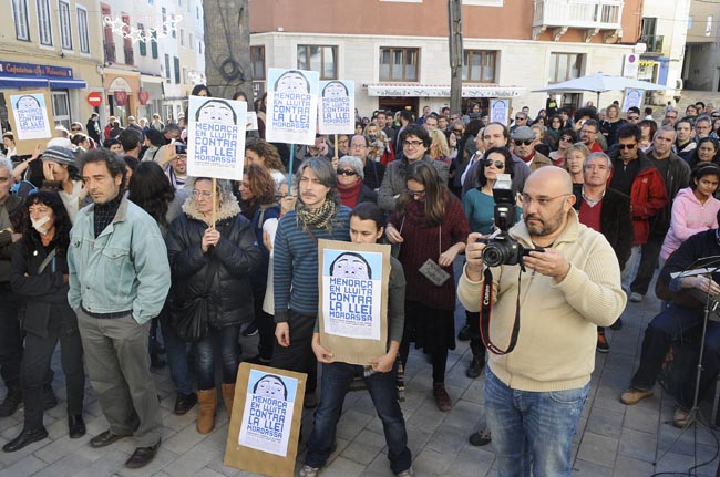 concentracion protesta anti ley mordaza