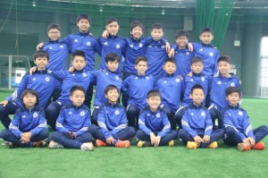 Equipo de la categoría U13 de la escuela del Chelsea.