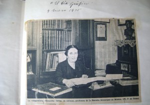 Margarida Orfila en una foto de 1935 en 'El día gráfico'. Foto: Isabel Fèlix