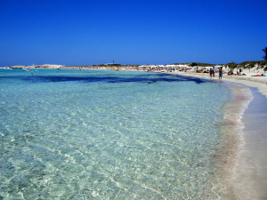 Playa de Ses Illetes, en Formentera.