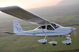 Uno de los aviones que podría aterrizar en breve en el aeródromo.