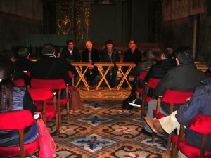 Momento de la asamblea de JJMM de Ciutadella en el Socors.