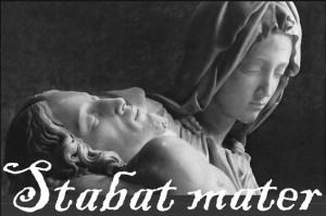 Imagen del cartel anunciador de este 'Stabat Mater'.