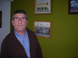 El aún presidente del Casino 17 de Gener Simeón Anglada.