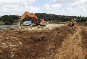 obras carretera mao_ciutadella