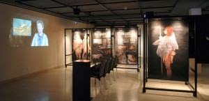 Vista de la exposición "Neandertales en Cataluña"