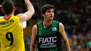 Sans, en su debut en ACB ante el Barça.