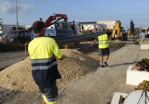 obras asfaltado en poima