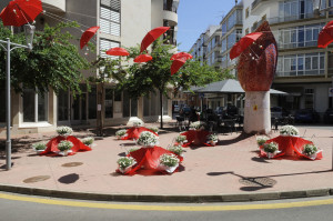 Rincón de la ciudad adornado el año pasado.