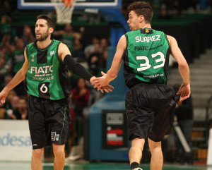 Suárez y Sergi Vidal (Foto: ACB Photo)