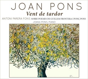 Portada del nuevo disco de Joan Pons. Foto: Produccions Blau.