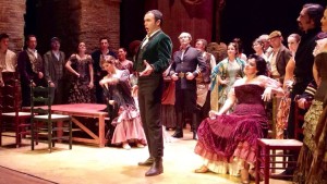 Simón Orfila en uno de los ensayos de estos días en el Teatre Principal de Maó. Foto S.O.