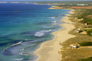 Panorámica de la playa de Son Bou.