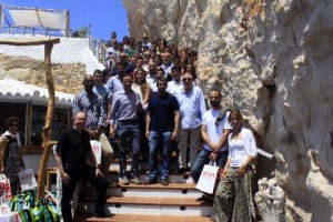 Presentación del equipo de Menorca en Sa Cova d'en Xoroi.