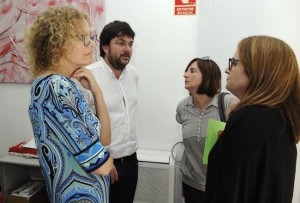 Maite Salord durante las negociaciones para firmar un pacto de gobierno.