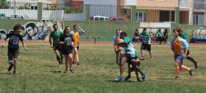 Sobre estas líneas, un momento del torneo; abajo, diferentes secuencias de la jornada.