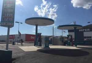 Imagen de la nueva gasolinera en Maó.