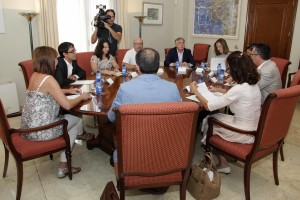 Imagen de la reunión celebrada en el Consolat de Mar.