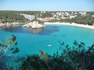 Vista de Cala Galdana.