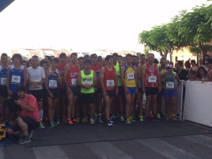 Imagen de la salida de la última carrera.