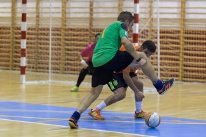 Acciones de los partidos de fútbol sala (Fotos: Karlos Hurtado)