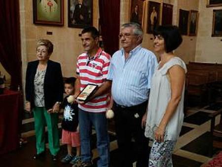 Acto de homenaje Ajuntament Ciutadella Antoni y José Luis Febrer