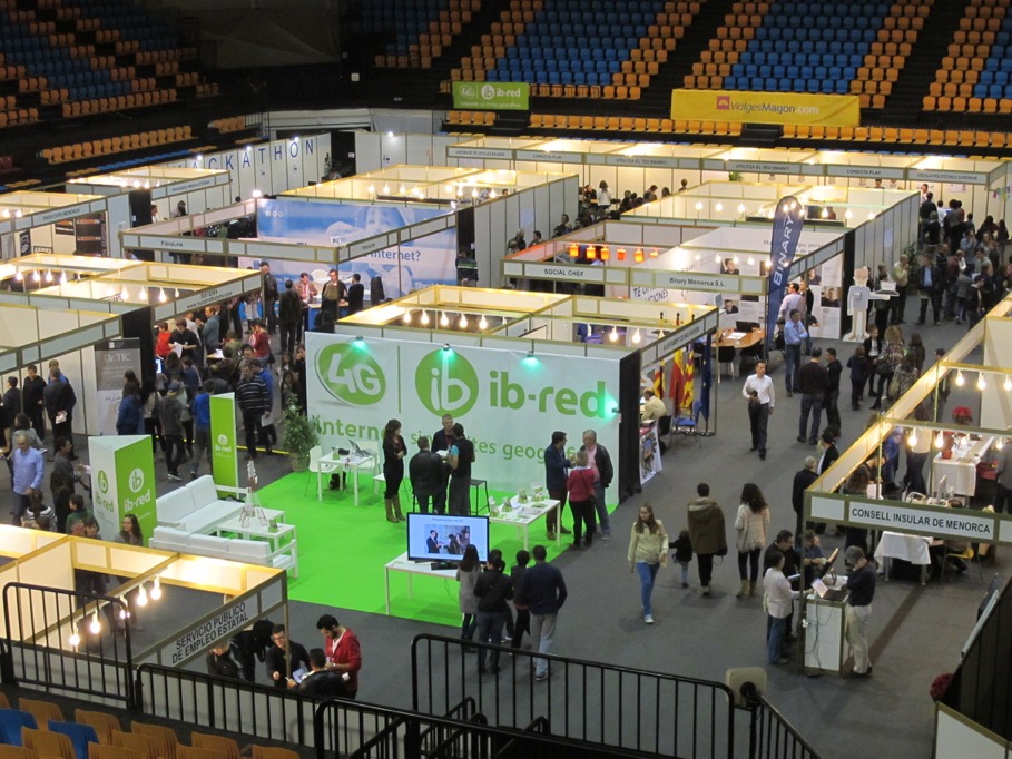 Vista de la primera edición de la feria tecnológica.