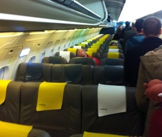 Interior de un avion