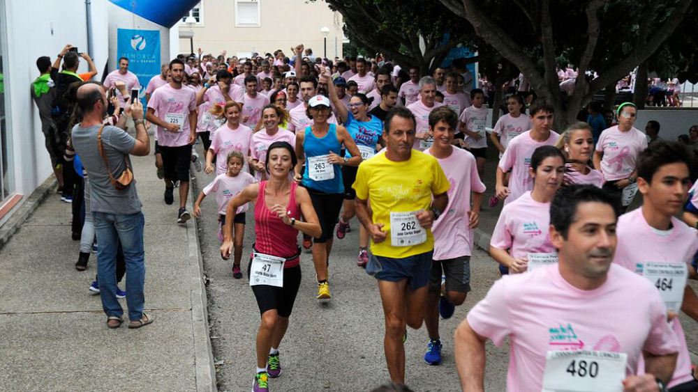 Imagen de la carrera de Sant Lluís (Foto: Tolo Mercadal)