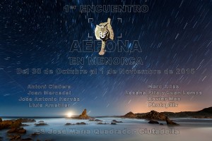 Cartel del encuentro en Menorca de AEFONA.