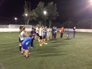 Los Puputs de Sant Lluís realizan una jornada de tecnificación de rugby