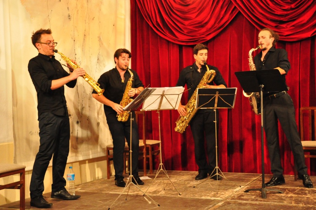 Los Fukio Ensemble en su actuación del Festival de Música d'Estiu de Ciutadella 2015. Foto: Rafa Raga.