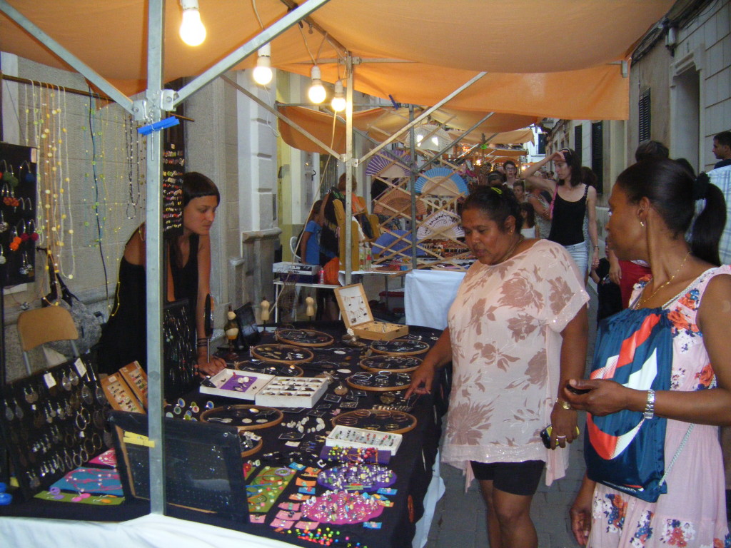 Mercado artesano de Alaior.