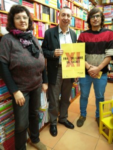 Pilar Vinent (coordinadora de la Fira), Miquel Àngel Maria (conseller de Cultura) y Josep Juaneda (concejal de Cultura de Ciutadella) en la presentación del evento. Foto: CIM.