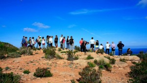 Salida guiada por el itinerario 'Life Reneix' del pasado 8 de noviembre. Foto: Finca Alforí de Dalt.