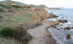 Tramo de la costa por donde transcurre la excursión. Foto: GOB-Menorca.