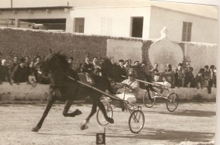 Una imagen añeja de carreras en el municipal de Maó.