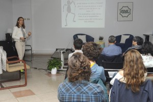 Ramírez, en el taller celebrado en la sede de PIME en Maó. FOTO.- Tolo Mercadal