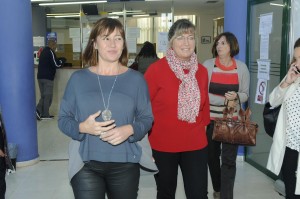 Francina Armengol, Patricia Gómez y Maite Salord de visita por Dalt Sant Joan.