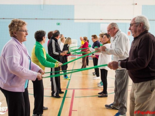 Deporte, salud y diversión en el “Papa Noel Day” de Sant Lluís