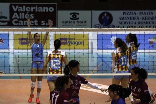 Celebración de un punto ante el Haro (Foto: deportesmenorca.com)