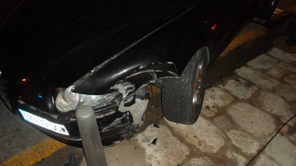 Estado en el que ha quedado el vehículo tras el accidente (Foto: Policía Local de Ciutadella)