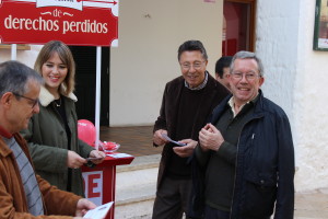 El PSOE hizo propaganda en Ciutadella antes de cerrar la campaña en Maó.