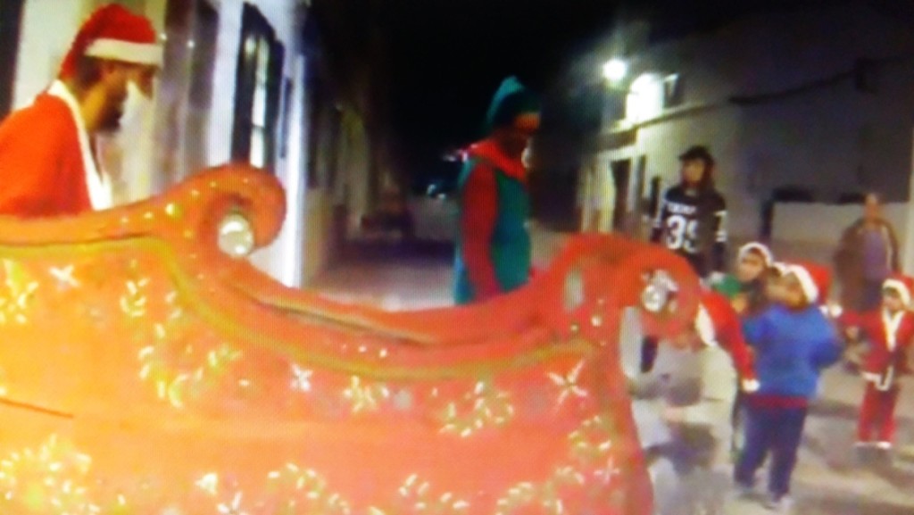 Imagen captada del videoclip en forma de lipdub del Molí de Baix de Sant Lluís.